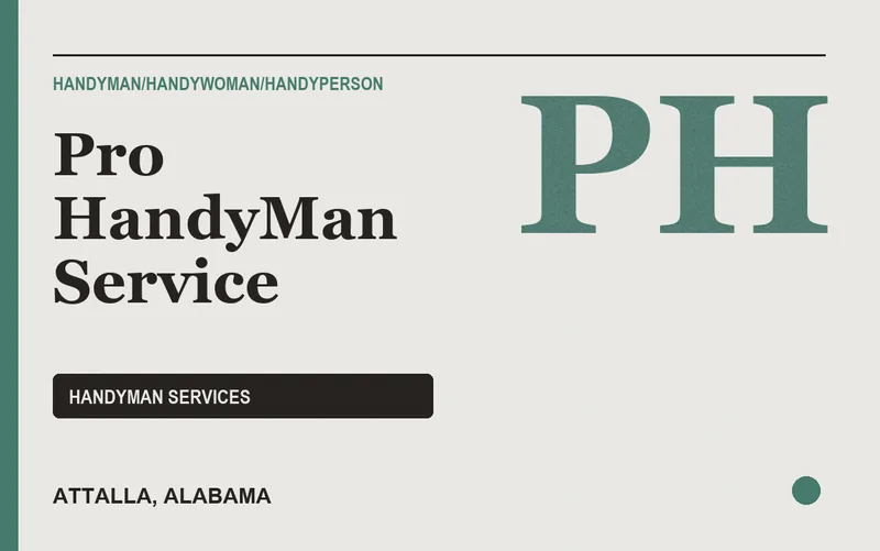 Pro HandyMan Service in Attalla, Alabama
