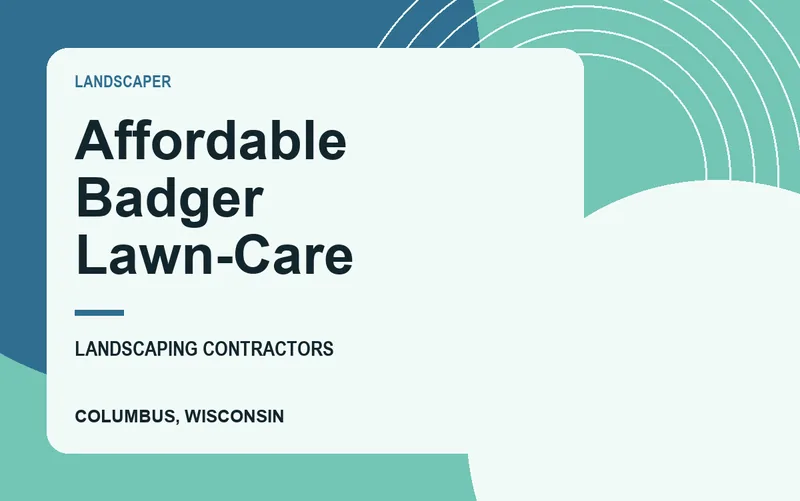 Affordable Badger Lawn-Care in Columbus, Wisconsin