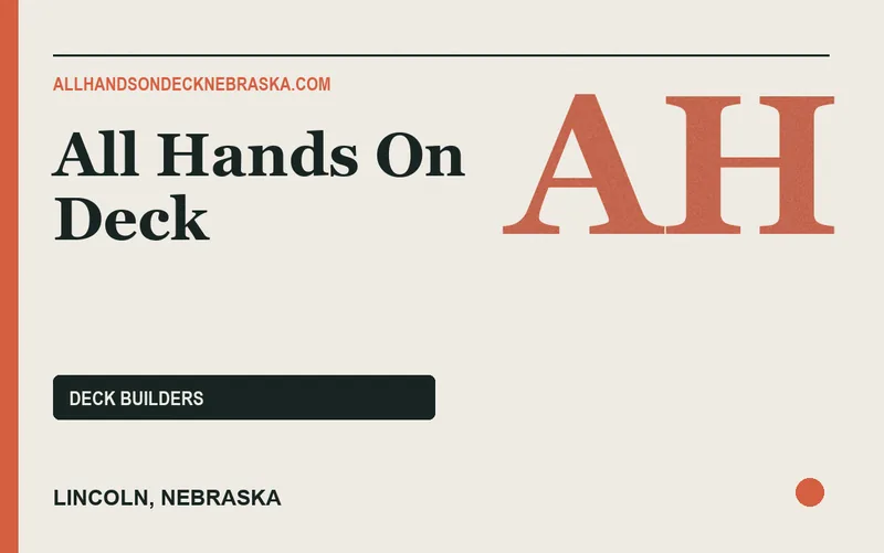 All Hands On Deck in Lincoln, Nebraska