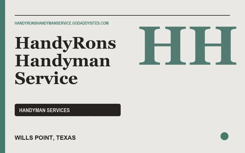 HandyRons Handyman Service in Wills Point, Texas