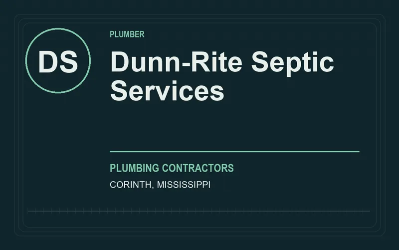 Dunn-Rite Septic Services in Corinth, Mississippi