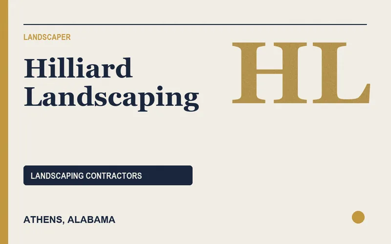 Hilliard Landscaping in Athens, Alabama