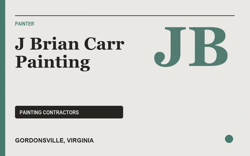 J Brian Carr Painting in Gordonsville, Virginia