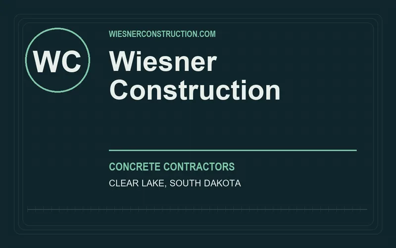 Wiesner Construction in Clear Lake, South Dakota