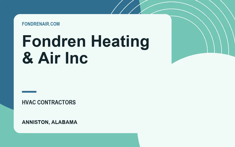 Fondren Heating & Air Inc in Anniston, Alabama