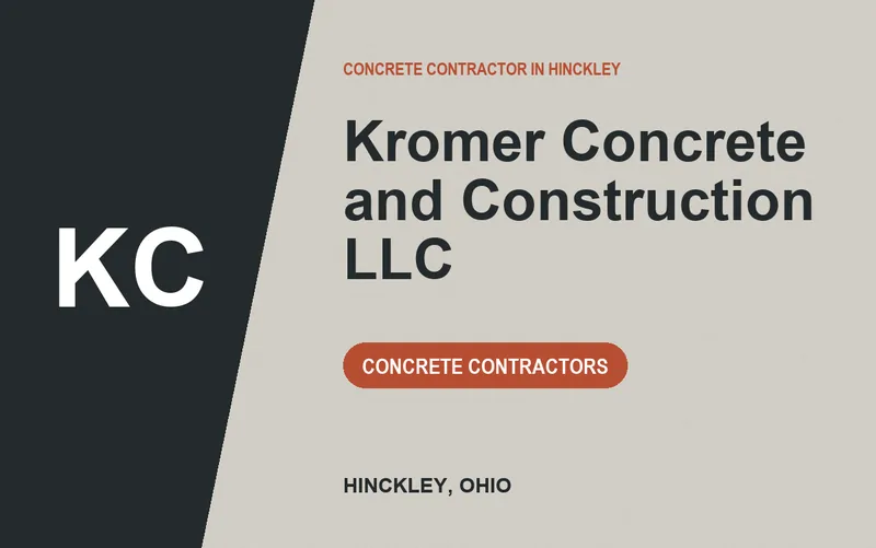 Kromer Concrete and Construction LLC in Hinckley, Ohio