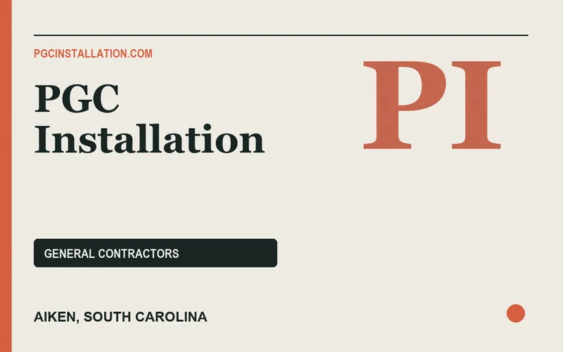 PGC Installation in Aiken, South Carolina