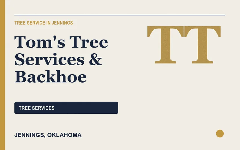 Tom's Tree Services & Backhoe in Jennings, Oklahoma