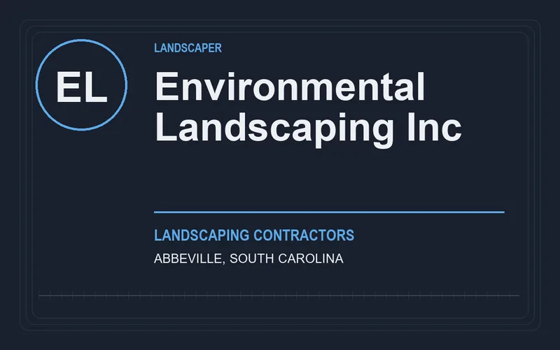 Environmental Landscaping Inc in Abbeville, South Carolina