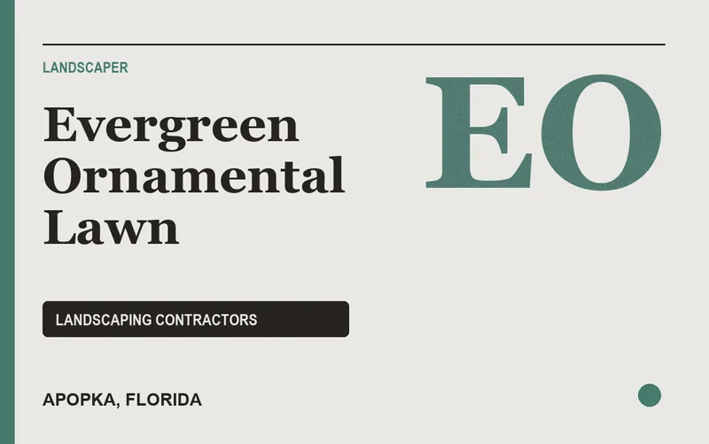 Evergreen Ornamental Lawn in Apopka, Florida