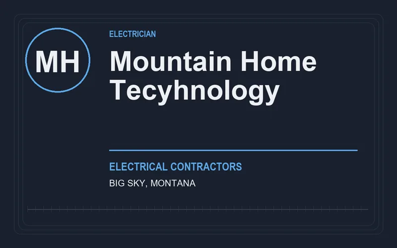 Mountain Home Tecyhnology in Big Sky, Montana