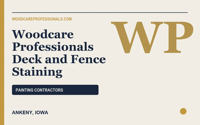 Woodcare Professionals Deck and Fence Staining in Ankeny, Iowa