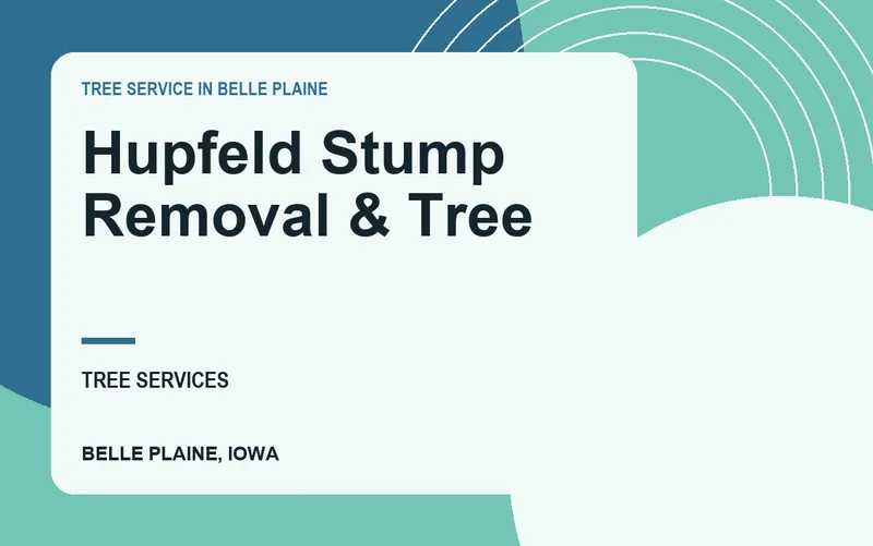Hupfeld Stump Removal & Tree in Belle Plaine, Iowa