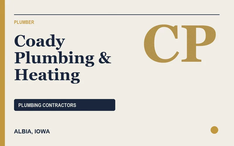 Coady Plumbing & Heating in Albia, Iowa