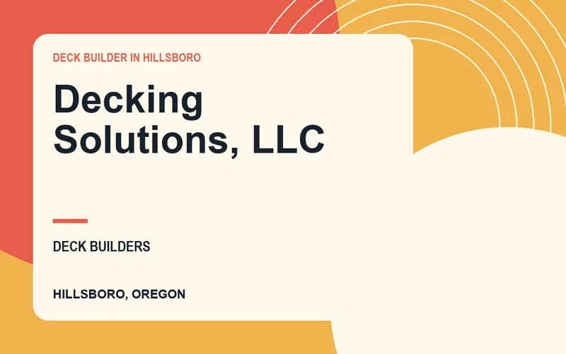 Decking Solutions, LLC in Hillsboro, Oregon