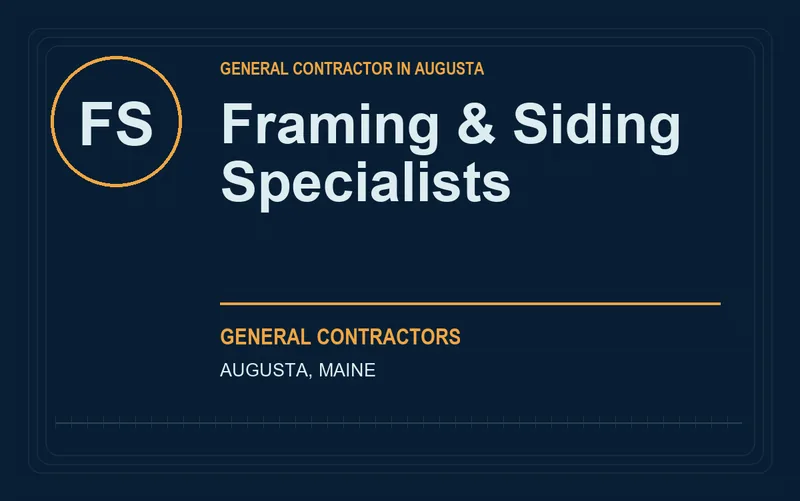 Framing & Siding Specialists in Augusta, Maine