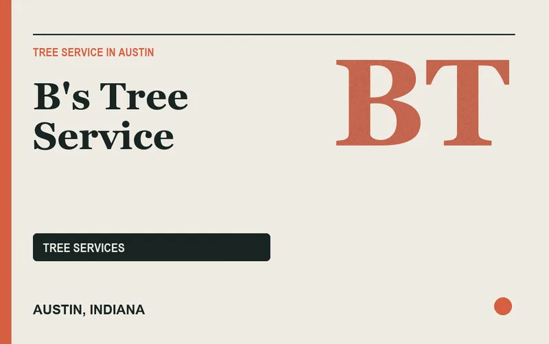 B's Tree Service in Austin, Indiana