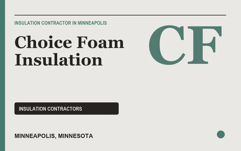 Choice Foam Insulation in Minneapolis, Minnesota