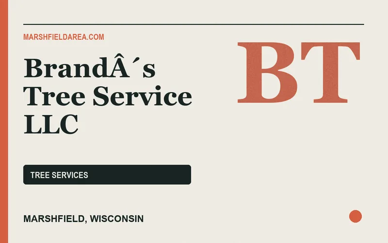 BrandÂ´s Tree Service LLC in Marshfield, Wisconsin