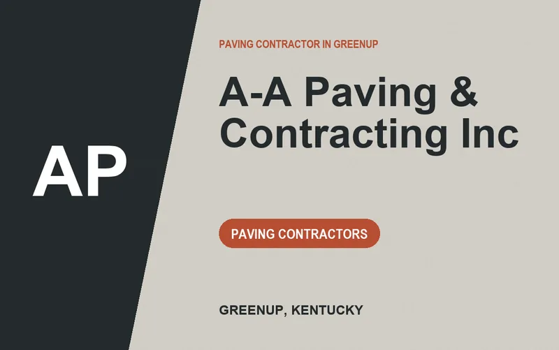 A-A Paving & Contracting Inc in Greenup, Kentucky