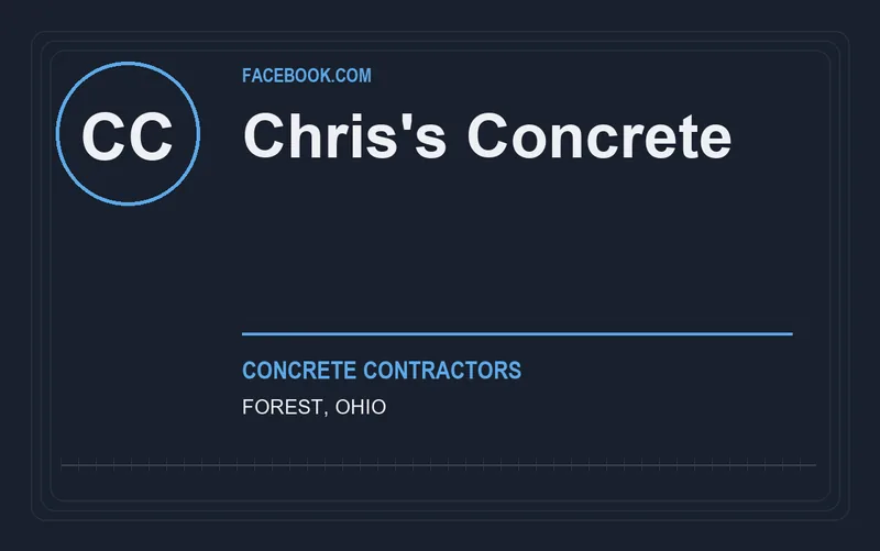 Chris's Concrete in Forest, Ohio