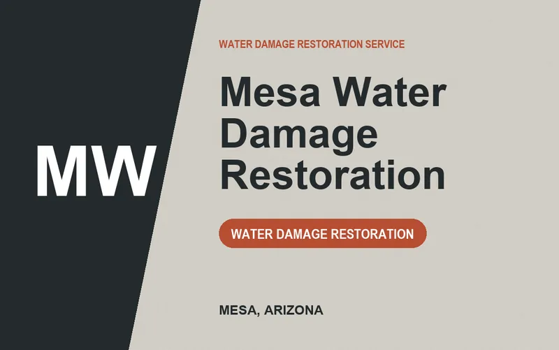Mesa Water Damage Restoration in Mesa, Arizona