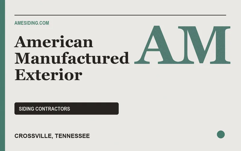 American Manufactured Exterior in Crossville, Tennessee