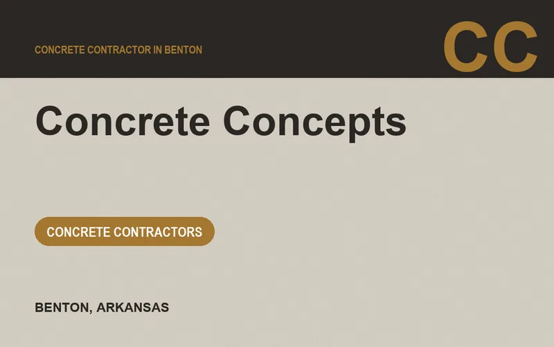 Concrete Concepts in Benton, Arkansas