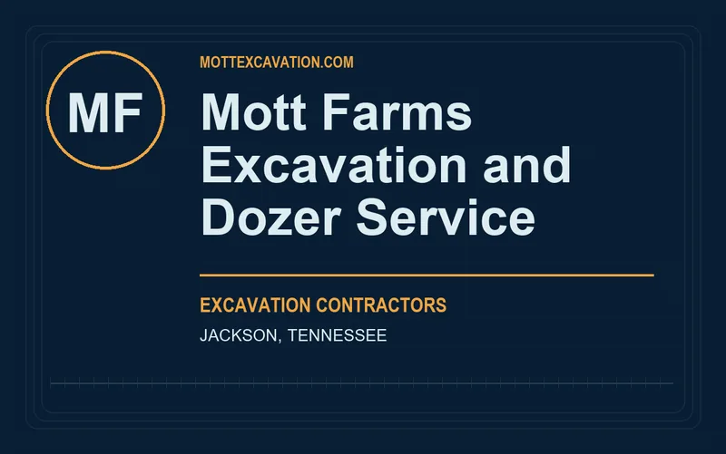 Mott Farms Excavation and Dozer Service in Jackson, Tennessee