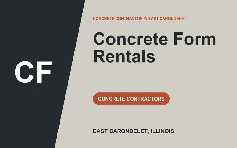 Concrete Form Rentals in East Carondelet, Illinois