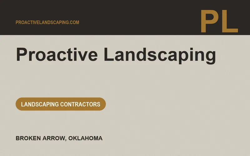 Proactive Landscaping in Broken Arrow, Oklahoma