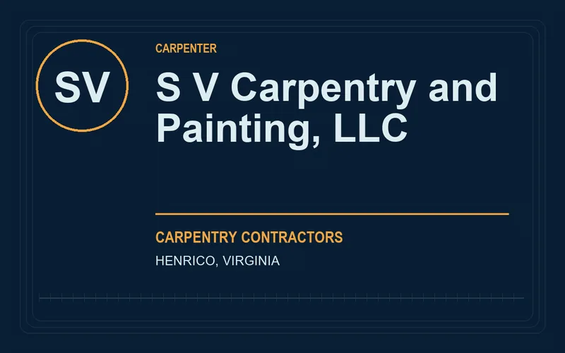 S V Carpentry and Painting, LLC in Henrico, Virginia