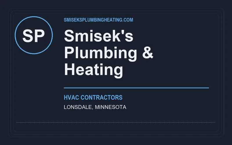 Smisek's Plumbing & Heating in Lonsdale, Minnesota