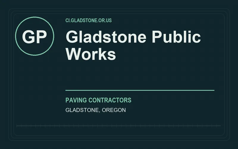 Gladstone Public Works in Gladstone, Oregon