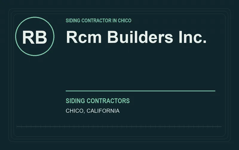 RCM BUILDERS INC. in Chico, California
