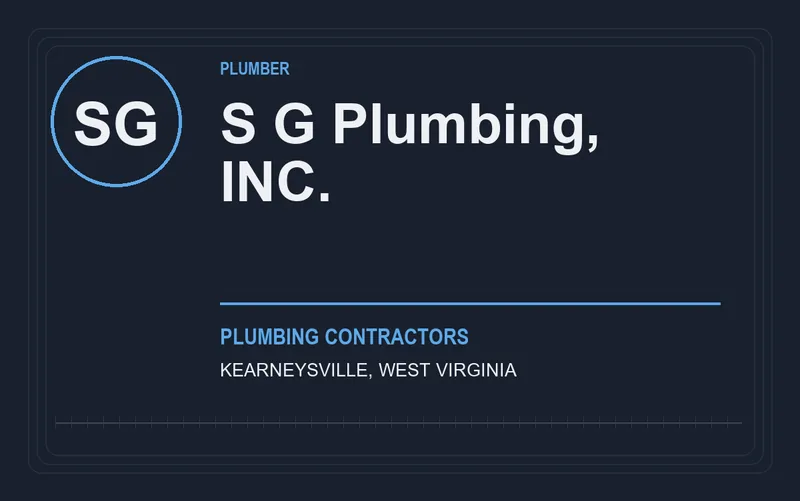 S G Plumbing, INC. in Kearneysville, West Virginia