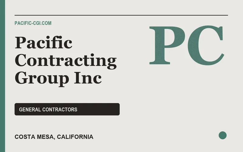 Pacific Contracting Group Inc in Costa Mesa, California