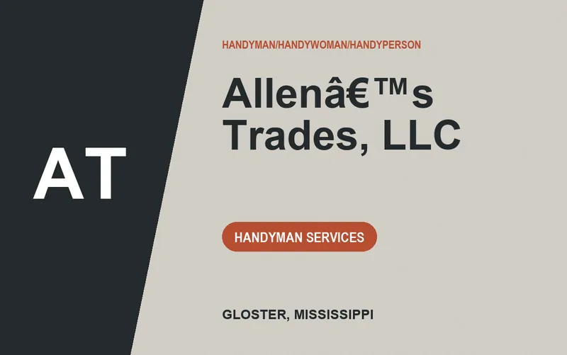 Allenâ€™s Trades, LLC in Gloster, Mississippi