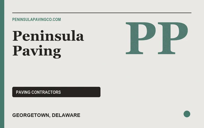 Peninsula Paving in Georgetown, Delaware
