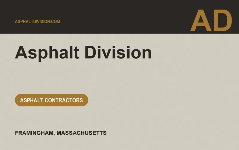 Asphalt Division in Framingham, Massachusetts