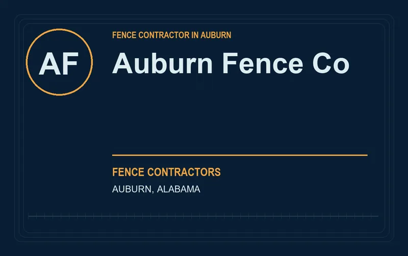 Auburn Fence Co in Auburn, Alabama