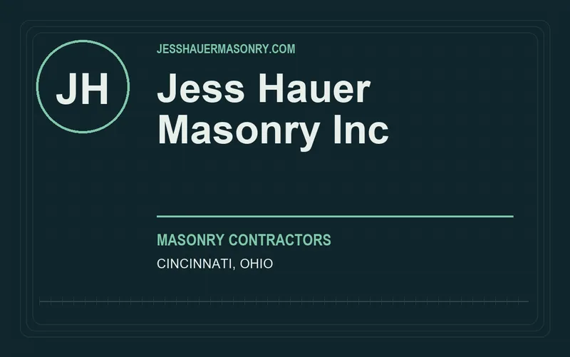 Jess Hauer Masonry Inc in Cincinnati, Ohio