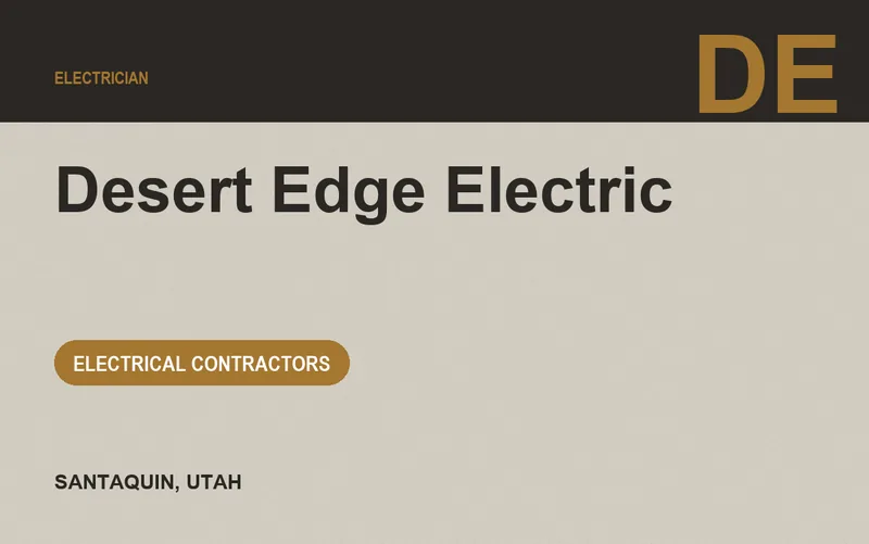 Desert Edge Electric in Santaquin, Utah