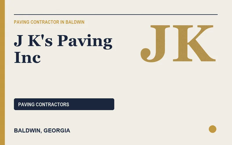 J K's Paving Inc in Baldwin, Georgia