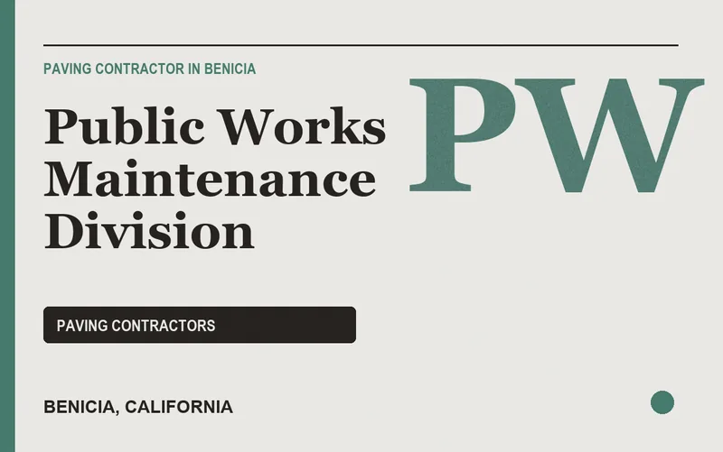 Public Works Maintenance Division in Benicia, California