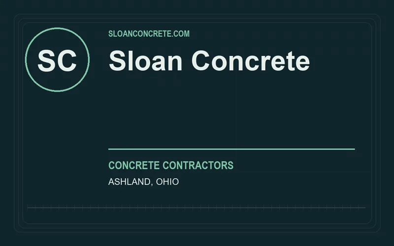Sloan Concrete in Ashland, Ohio