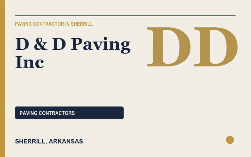 D & D Paving Inc in Sherrill, Arkansas