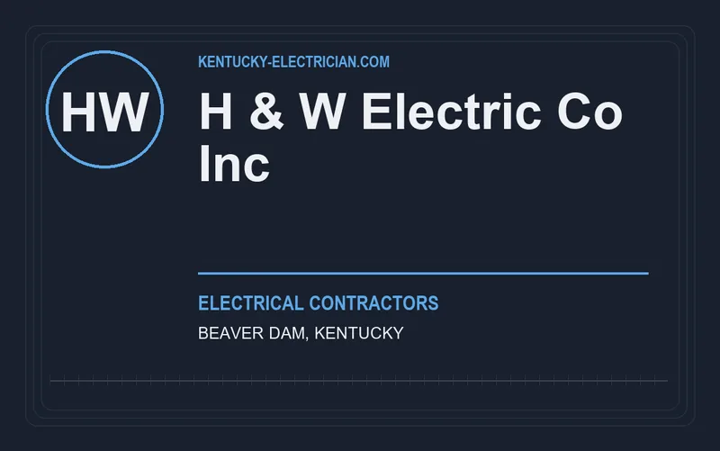H & W Electric Co Inc in Beaver Dam, Kentucky