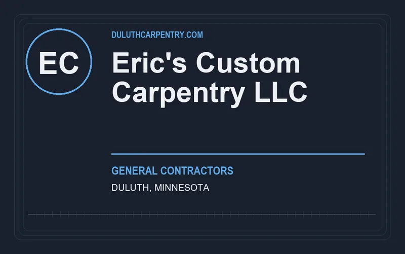 Eric's Custom Carpentry LLC in Duluth, Minnesota