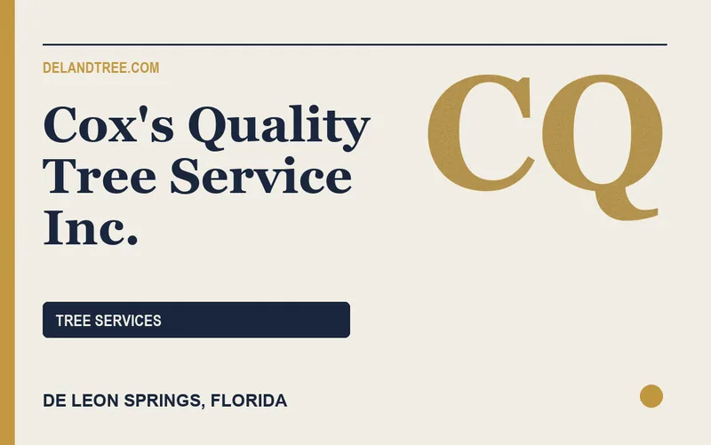 Cox's Quality Tree Service Inc. in De Leon Springs, Florida